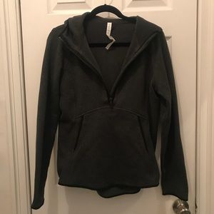 Women’s Fleece and Thank You Pullover Dark Gray